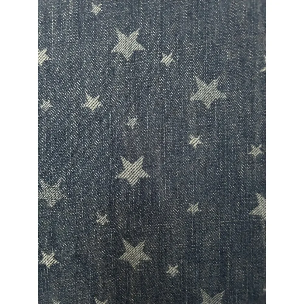 Gap Kids Star-Print Blue Denim Dress, Great 4th of July Summer Dress, Size Lg